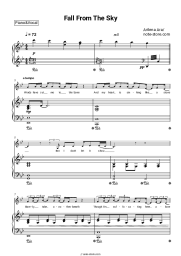 Sheet music, chords Arilena Ara - Fall from the Sky