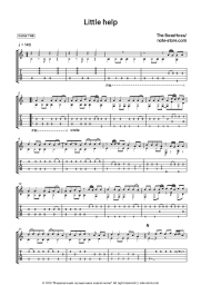 Sheet music, chords The BossHoss, Mimi & Josy - Little Help