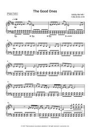 Sheet music, chords Gabby Barrett - The Good Ones