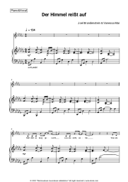 Sheet music, chords Joel Brandenstein, Vanessa Mai - Der Himmel reißt auf
