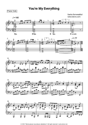 Sheet music, chords Santa Esmeralda - You're My Everything