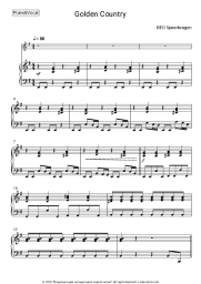 Sheet music, chords REO Speedwagon - Golden Country