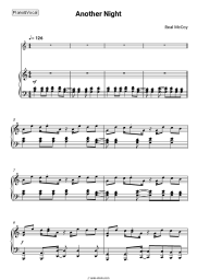 Sheet music, chords Real McCoy - Another Night