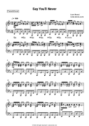 Sheet music, chords Lian Ross - Say You'll Never