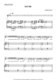 Sheet music, chords Gabby Barrett - Got Me