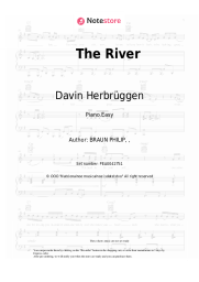Sheet music, chords Davin Herbrüggen - The River