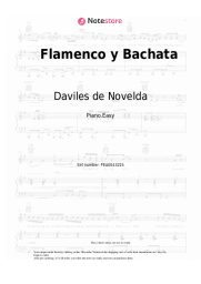 Sheet music, chords Daviles de Novelda - Flamenco y Bachata