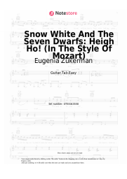 Sheet music, chords Eugenia Zukerman - Snow White And The Seven Dwarfs: Heigh Ho! (In The Style Of Mozart)