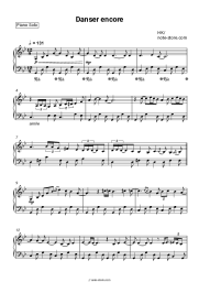 Sheet music, chords HK - Danser Encore