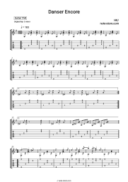 Sheet music, chords HK - Danser Encore
