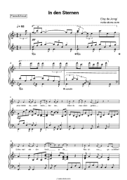 Sheet music, chords Eloy De Jong - In den Sternen