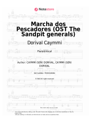 Sheet music, chords Dorival Caymmi - Marcha dos Pescadores (OST The Sandpit generals)