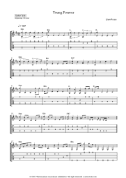 Sheet music, chords Lian Ross - Young Forever