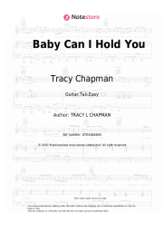Sheet music, chords Tracy Chapman - Baby Can I Hold You