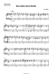 Sheet music, chords Klubbb3 - Das Leben tanzt Sirtaki