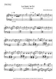 Sheet music, chords Ennio Morricone - Le Vent, Le Cri (OST Professional)