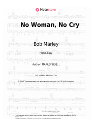Sheet music, chords Bob Marley, The Wailers - No Woman, No Cry