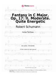 undefined Robert Schumann - Fantasy in C Major, Op. 17: II. Moderate. Quite Energetic