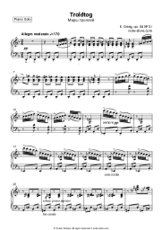 undefined Edvard Hagerup Grieg - Edvard Grieg - Lyric Pieces, op.54. No. 3 March of the Dwarfs