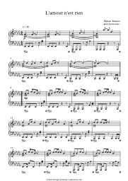 undefined Mylène Farmer - L'amour n'est rien...