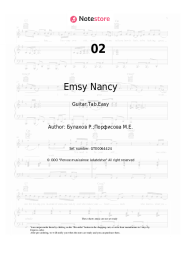 Sheet music, chords Emsy Nancy - 02