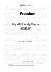 Sheet music, chords MiyaGi & Andy Panda (Endgame), Moeazy - Freedom