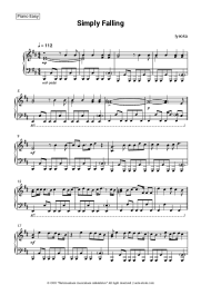 Sheet music, chords Iyeoka - Simply Falling