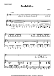 Sheet music, chords Iyeoka - Simply Falling