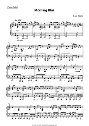 Sheet music, chords Giant Rooks - Morning Blue