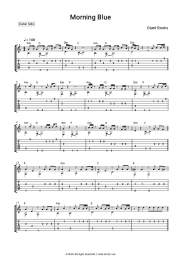 Sheet music, chords Giant Rooks - Morning Blue