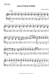 Sheet music, chords Vaya Con Dios - Just a Friend of Mine