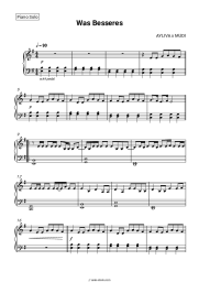 Sheet music, chords AYLIVA, Mudi - Was Besseres