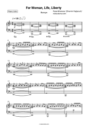 Sheet music, chords Rana Mansour - For Woman, Life, Liberty (Baraye)