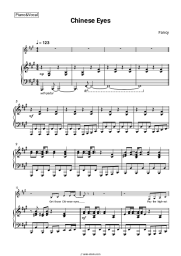 Sheet music, chords Fancy - Chinese Eyes