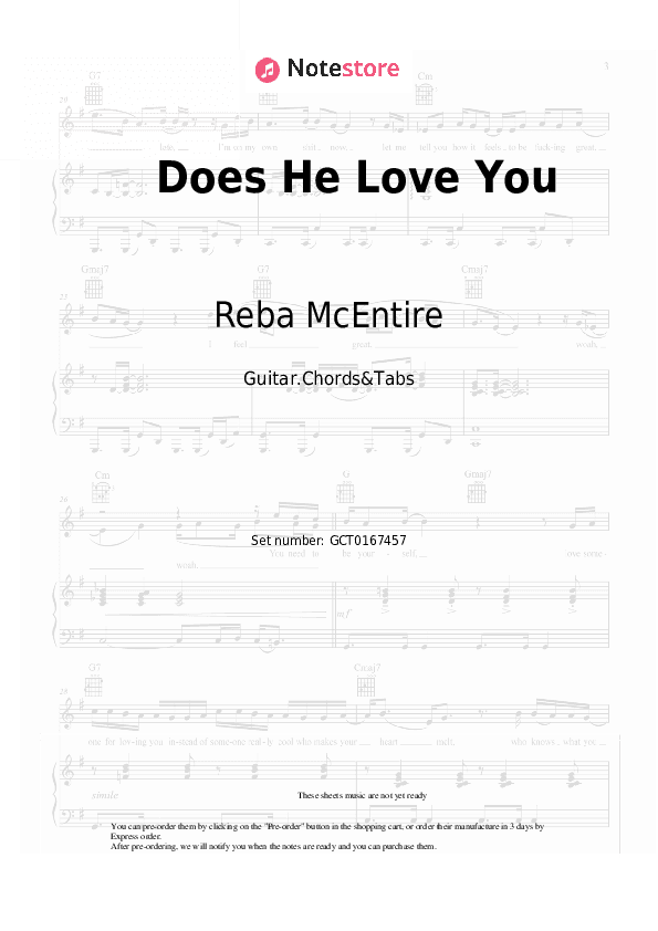 Does He Love You - Reba McEntire, Linda Davis Chords and Tabs - Guitar.Chords&Tabs