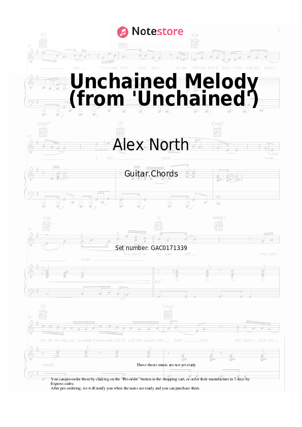 Unchained Melody (from 'Unchained') - Alex North Chords - Guitar.Chords