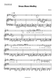 Sheet music, chords Garou - Xmas Blues Medley