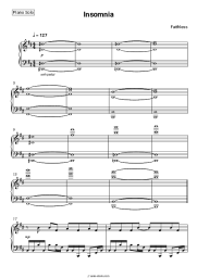 Sheet music, chords Faithless - Insomnia