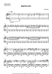Sheet music, chords Faithless - God Is a DJ