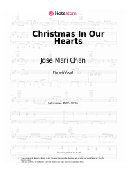Sheet music, chords Jose Mari Chan, Liza Chan - Christmas In Our Hearts