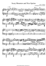 Sheet music, chords Skrillex - Scary Monsters And Nice Sprites