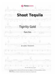 Sheet music, chords Tigirlily Gold - Shoot Tequila