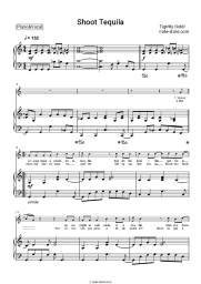 Sheet music, chords Tigirlily Gold - Shoot Tequila