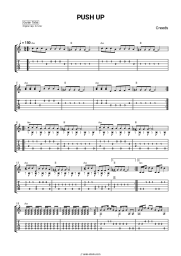 Sheet music, chords Creeds - Push Up