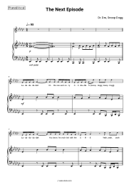 Sheet music, chords Dr. Dre, Snoop Dogg - The Next Episode