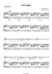 Sheet music, chords The Kid Laroi - Love Again