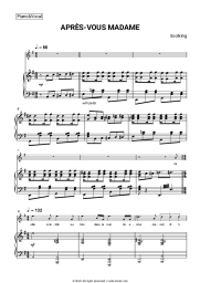 Sheet music, chords Soolking, GIMS (Maître Gims) - APRÈS-VOUS MADAME
