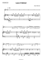 Sheet music, chords Basic Element - Leave It Behind