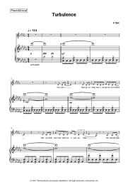 Sheet music, chords P!nk - Turbulence