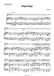 Sheet music, chords Räuber - Wigga Digga
